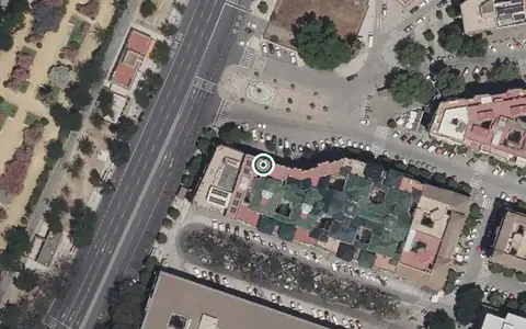 Vista aérea de la ubicación de Vivienda Tutelada para Personas Mayores de Galgani i