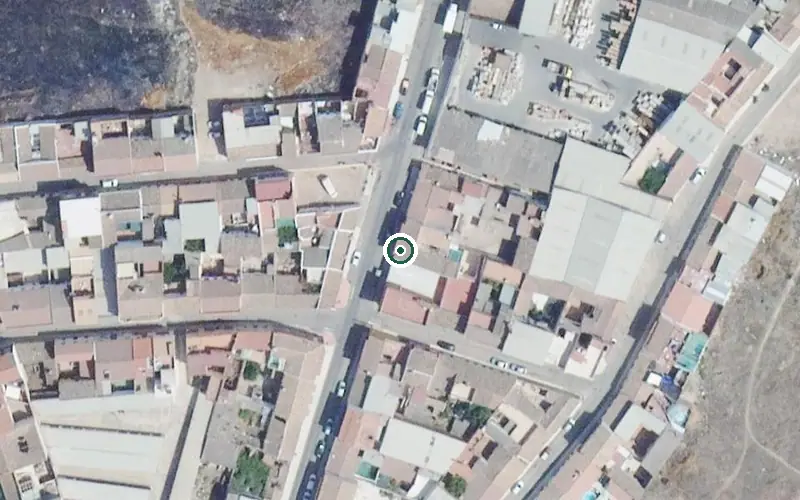 Vista aérea de la ubicación de Residencia para Personas Mayores la Granja