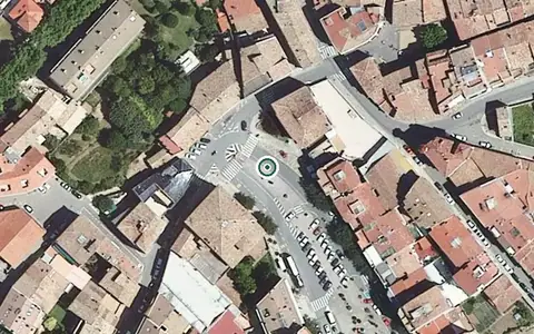 Vista aérea de la ubicación de Centre de dia Cim d'Estela