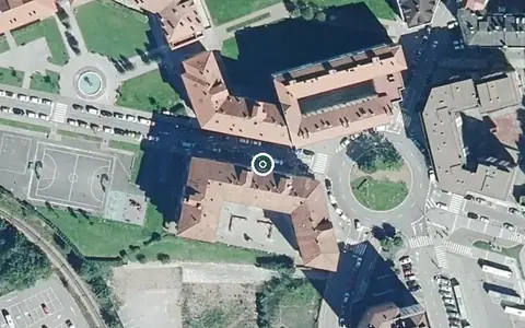 Vista aérea de la ubicación de Residencia Parque de la Luz