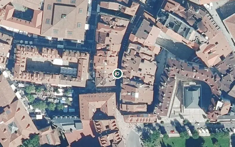 Vista aérea de la ubicación de Residencia Geriátrica Santa Elena