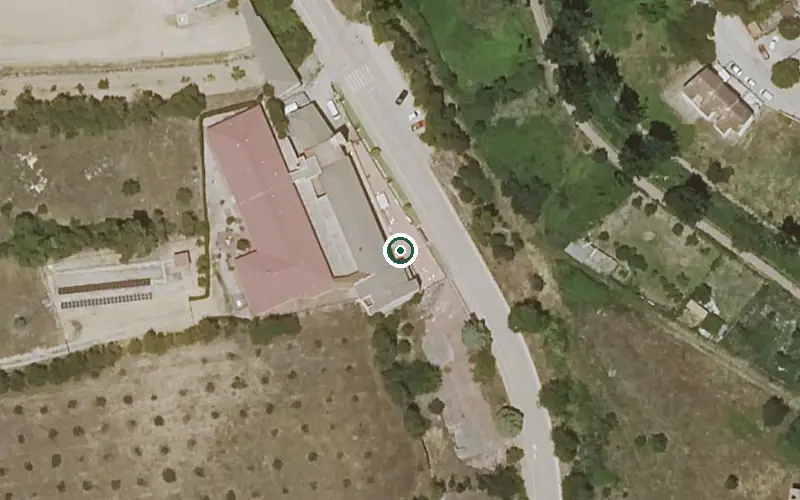 Vista aérea de la ubicación de Residencia de Mayores de Buendia