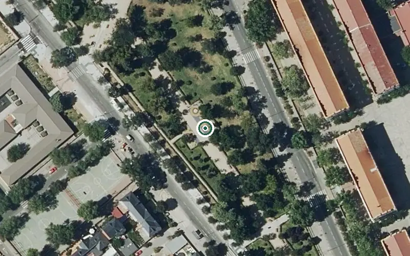 Vista aérea de la ubicación de Centro de Día Municipal El Pardo Cognitivo