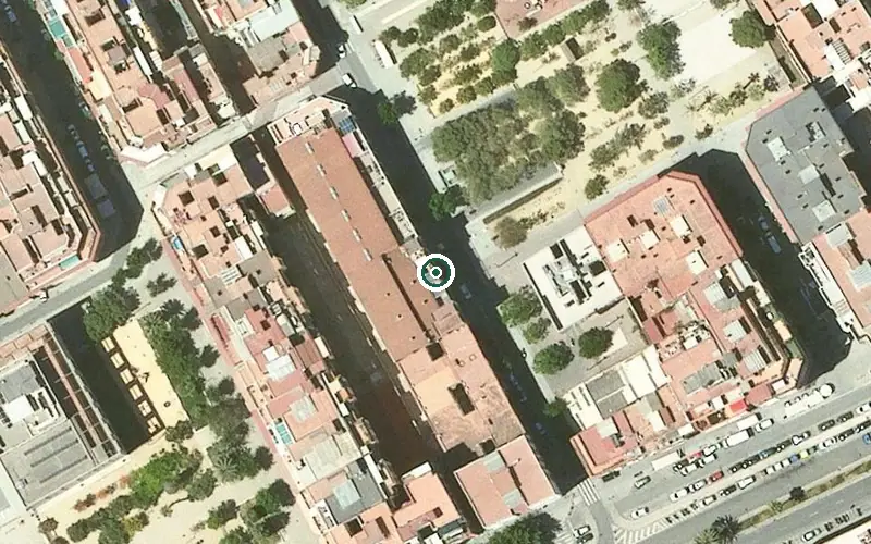 Vista aérea de la ubicación de Residència Jericó