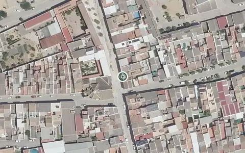 Vista aérea de la ubicación de Centro Residencial Sor Angela de la Cruz