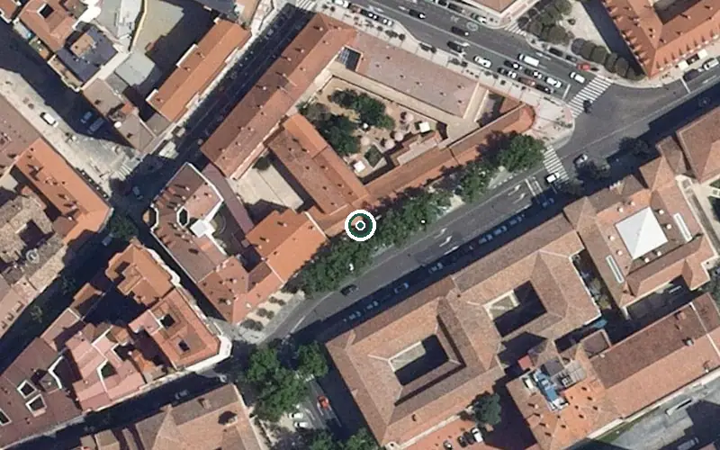 Vista aérea de la ubicación de Residencia Ntra. Sra. del Carmen