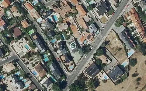 Vista aérea de la ubicación de Residencia Casa Jardín Pozuelo