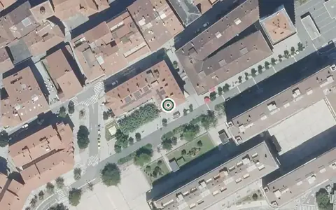 Vista aérea de la ubicación de Residencia Iturbide Egoitza