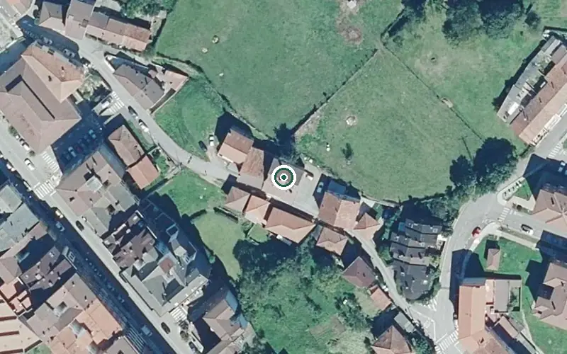 Vista aérea de la ubicación de Residencia Geriátrica El Parador