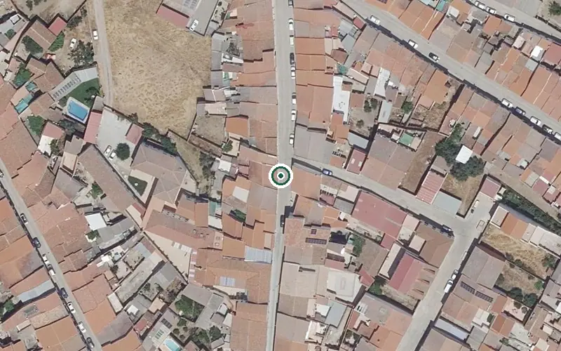 Vista aérea de la ubicación de Residencia para Personas Mayores Nuestra Señora del Carmen