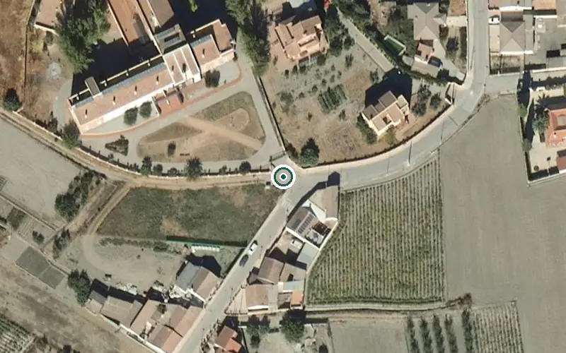 Vista aérea de la ubicación de Centro Residencial Seniorsur Granada