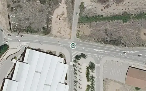 Vista aérea de la ubicación de Centro Residencial para Personas Mayores Hogar Virgen de Lidon