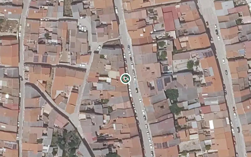 Vista aérea de la ubicación de Pisos Tutelados de Casar de Cáceres