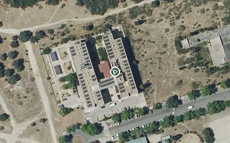 Vista aérea de la ubicación de Residencia Vitalia (Las Rozas de Madrid)