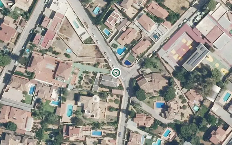 Vista aérea de la ubicación de Centro Residencia Geriátrica San Agustín II