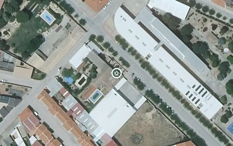 Vista aérea de la ubicación de Residencia de Mayores Fuenterecreo