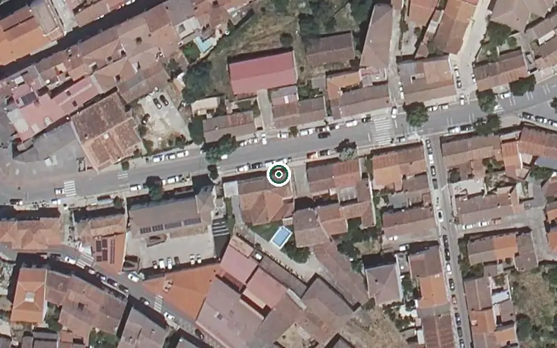 Vista aérea de la ubicación de Residencia de Mayores con Centro de Día Fray Sebastián García