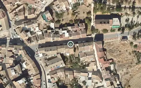 Vista aérea de la ubicación de Centro Residencial para Mayores Virgen del Castillo
