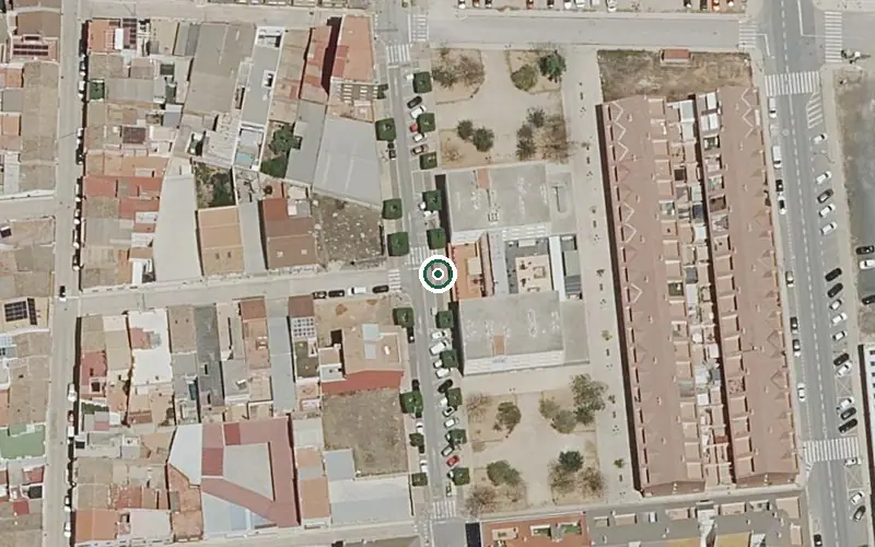Vista aérea de la ubicación de Residencia P.m.d. Savia Alcásser