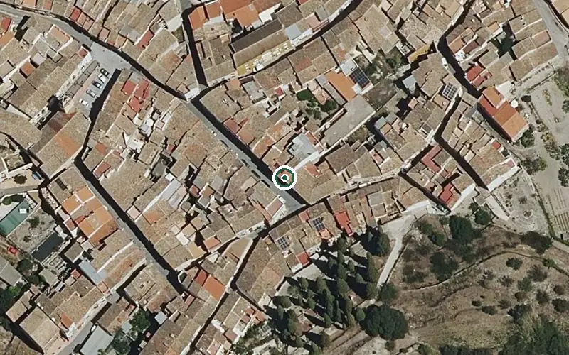 Vista aérea de la ubicación de Residencia P.m.d. la Llar de Castells