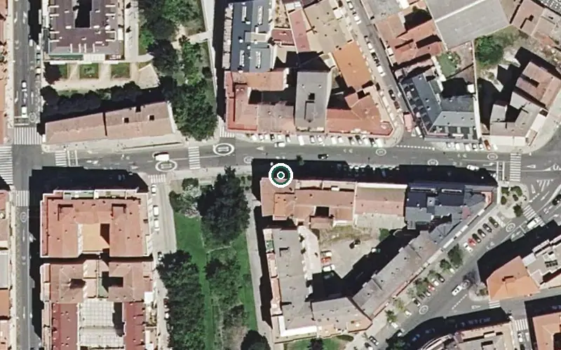 Vista aérea de la ubicación de Residencia de Personas Mayores el Niño Jesús