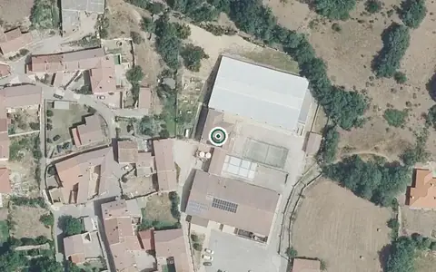 Vista aérea de la ubicación de Virgen de la Velilla