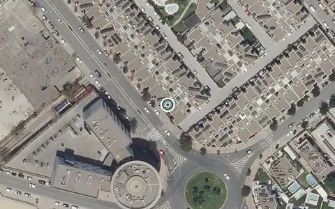 Vista aérea de la ubicación de Centro Residencial de Mayores Reifs Nazarena