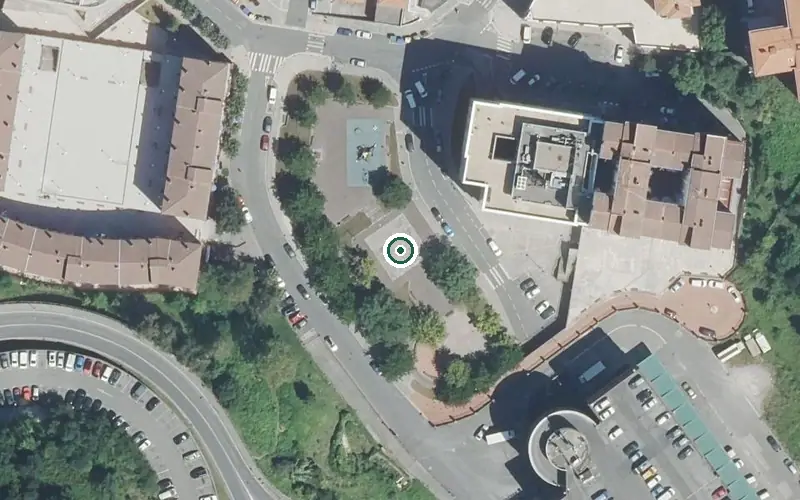 Vista aérea de la ubicación de Residencia Gazteluondo Egoitza