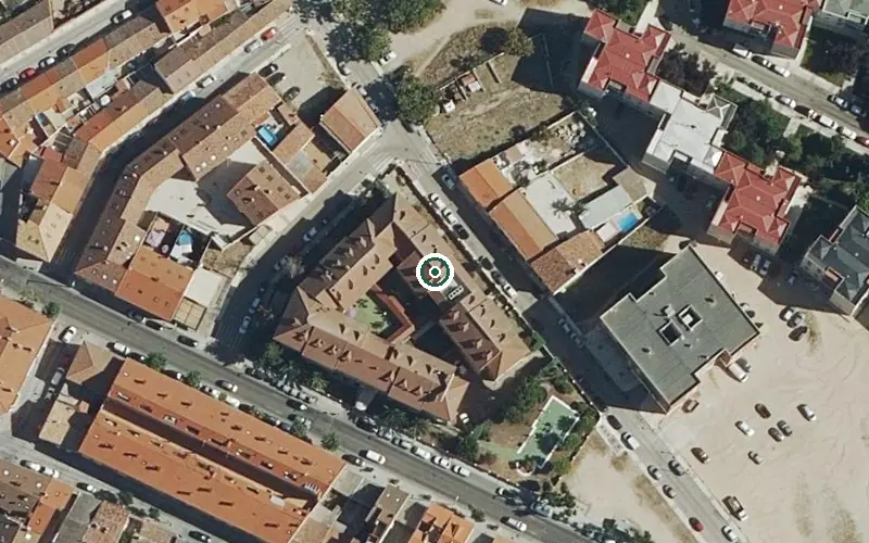 Vista aérea de la ubicación de Residencia Nava Real