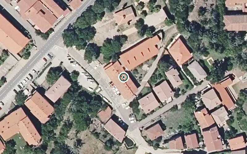 Vista aérea de la ubicación de Residencia para Personas Mayores Virgen de la Peña de Francia