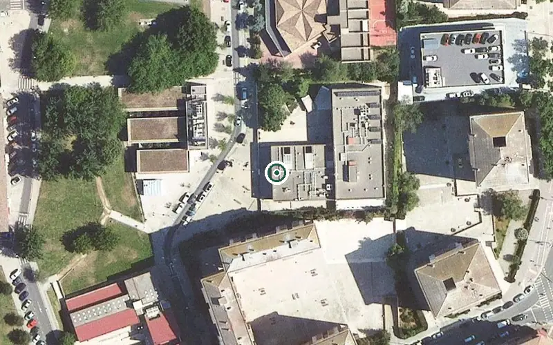 Vista aérea de la ubicación de Residència per a Gent Gran Sant Josep