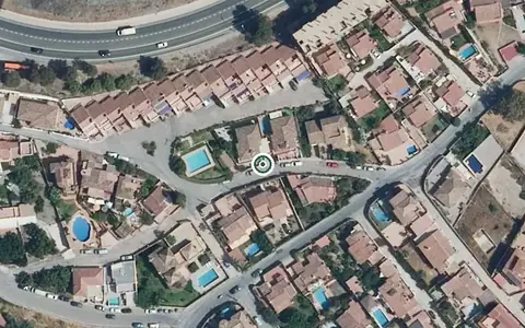 Vista aérea de la ubicación de Residencia para Mayores María Auxiliadora Costa Tropical