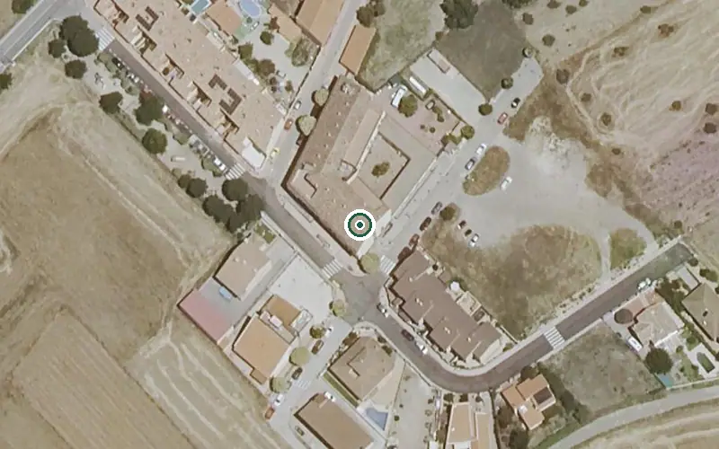 Vista aérea de la ubicación de Residencia Patones (Municipal)