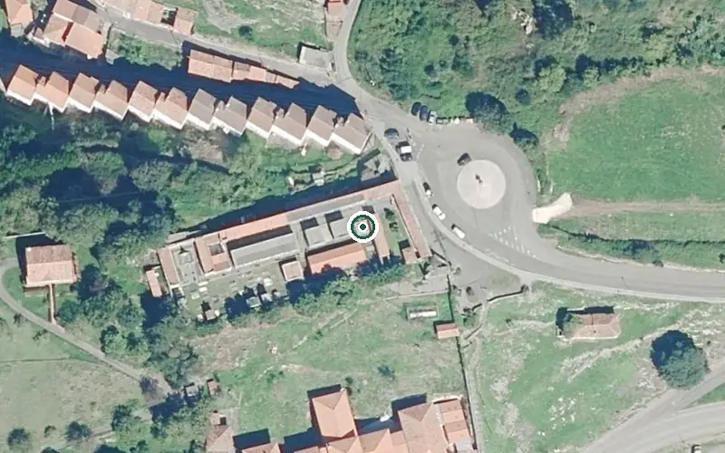 Vista aérea de la ubicación de Residencia San José de la Montaña