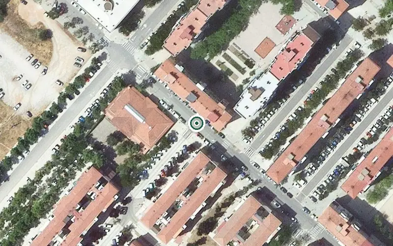 Vista aérea de la ubicación de Centre de dia per a Gent Gran Sabadell Roureda