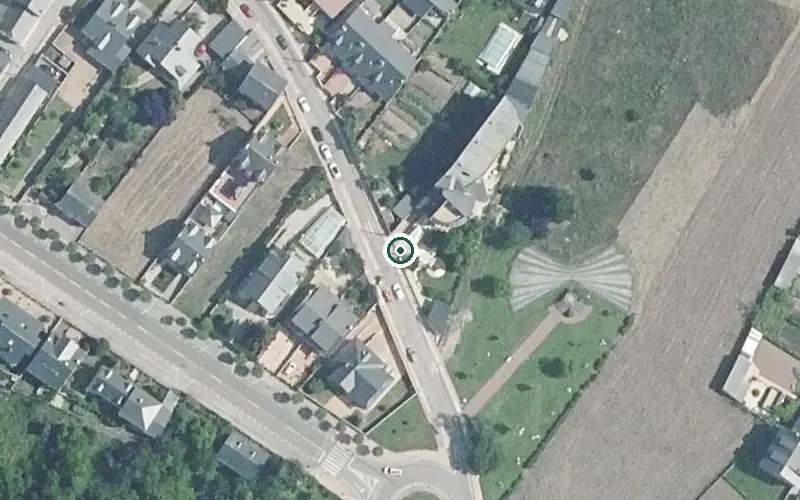 Vista aérea de la ubicación de Residencia de Personas Mayores Santa Bárbara