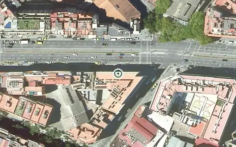 Vista aérea de la ubicación de Residencia Colisée Barcelona Paral·lel