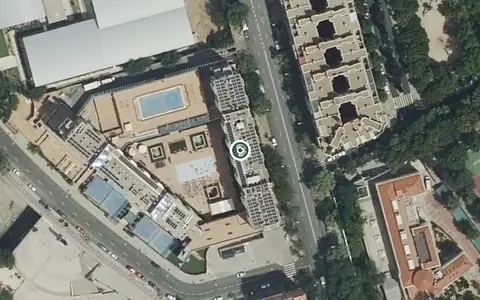 Vista aérea de la ubicación de Residencia Paseo Imperial