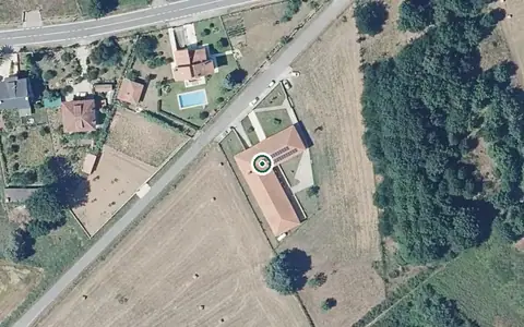 Vista aérea de la ubicación de Fogar Residencial Sampedro II