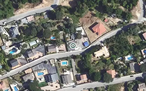 Vista aérea de la ubicación de Residència d'avis Nostra Senyora de Foix