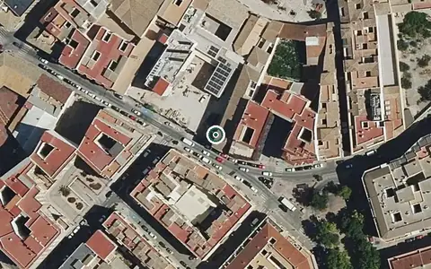 Vista aérea de la ubicación de Centro Residencial para Personas Mayores Nuestra Señora de las Virtudes