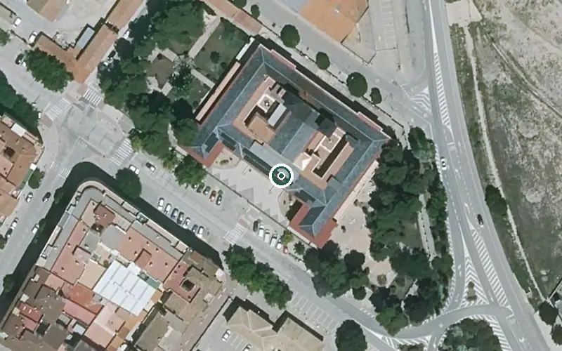 Vista aérea de la ubicación de Residencia de Mayores San José