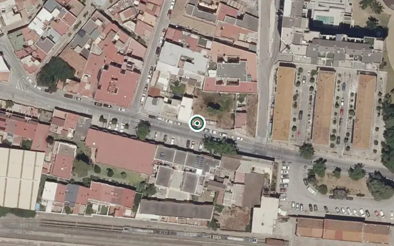 Vista aérea de la ubicación de Centro de Día para Mayores Miramar