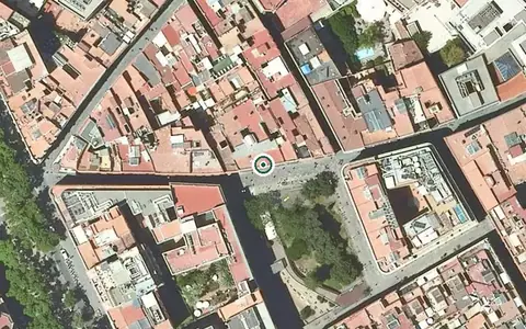 Vista aérea de la ubicación de Residència geriàtrica la Mercè