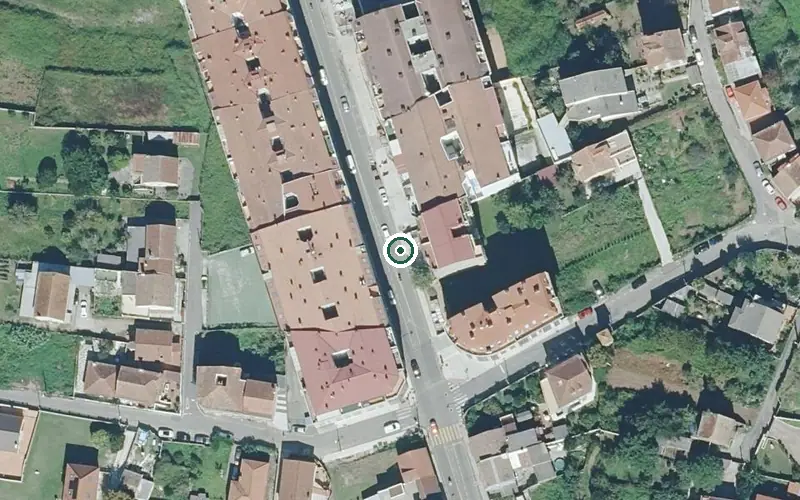 Vista aérea de la ubicación de Centro de Día Parque Castrelos