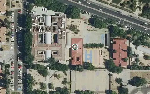 Vista aérea de la ubicación de Centro de Día Municipal José Manuel Bringas