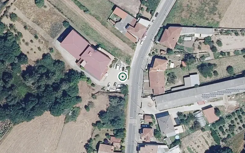 Vista aérea de la ubicación de Fogar Residencial San Amaro 1