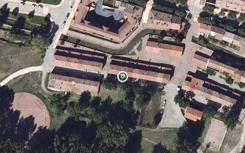 Vista aérea de la ubicación de Residencia de Personas Mayores Domusvi Río Vena