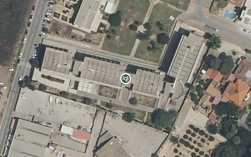 Vista aérea de la ubicación de Residencia Villademar