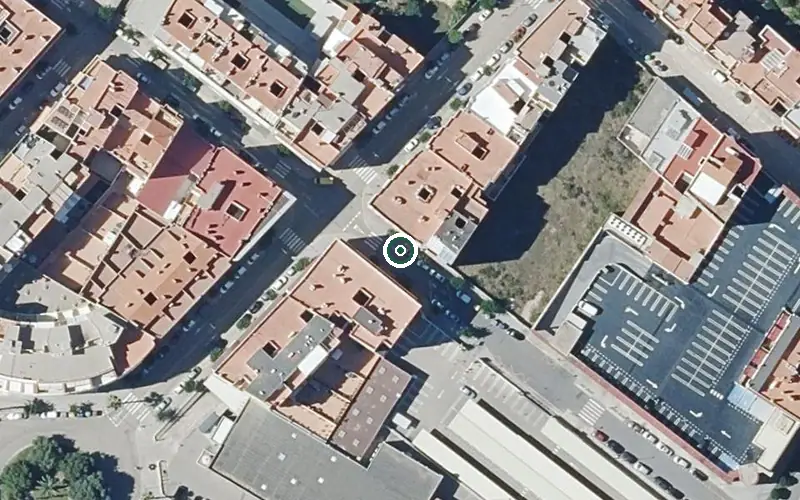 Vista aérea de la ubicación de Centro de Día P.m.d. 9 D'octubre